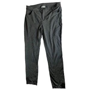 Athleta Pants Womens 16 Gray Slim Fit Stretch Commuter‎ Ponte Ankle Office Yoga